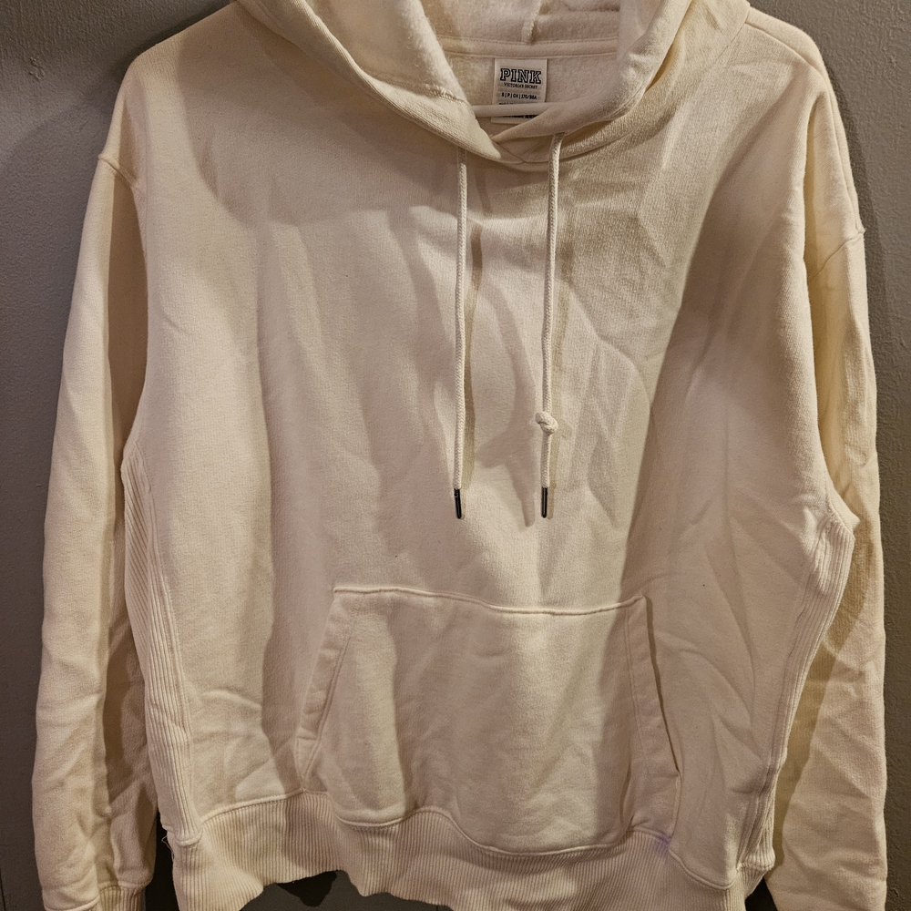 PINK Victoria's Secret Off-White Hoodie